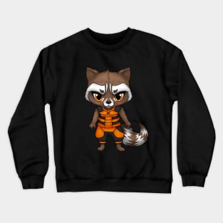 Chibi Rocket Raccoon Crewneck Sweatshirt